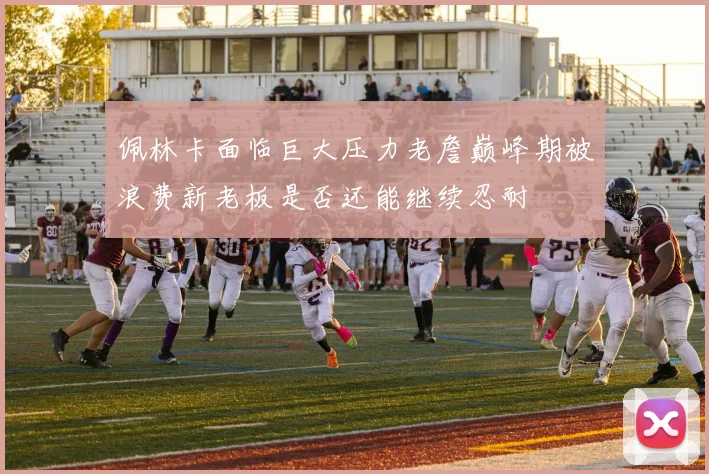 佩林卡面临巨大压力老詹巅峰期被浪费新老板是否还能继续忍耐